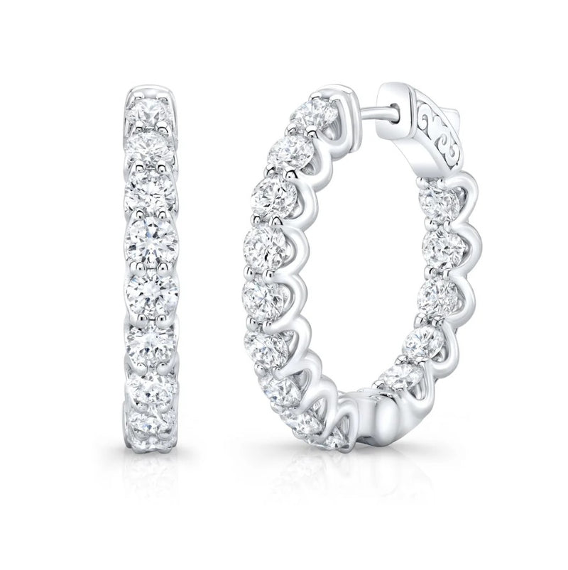 Diamond Hoop Earring