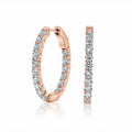 Diamond Hoop Earring