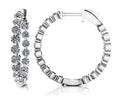 Diamond Hoop Earring
