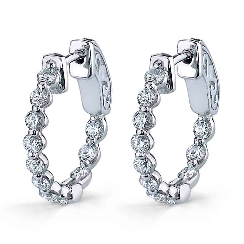 Diamond Hoop Earring
