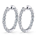 Diamond Hoop Earring