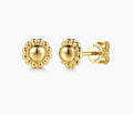 14K Gold Bujukan Collection Flower Studs
