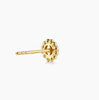 14K Gold Bujukan Collection Flower Studs