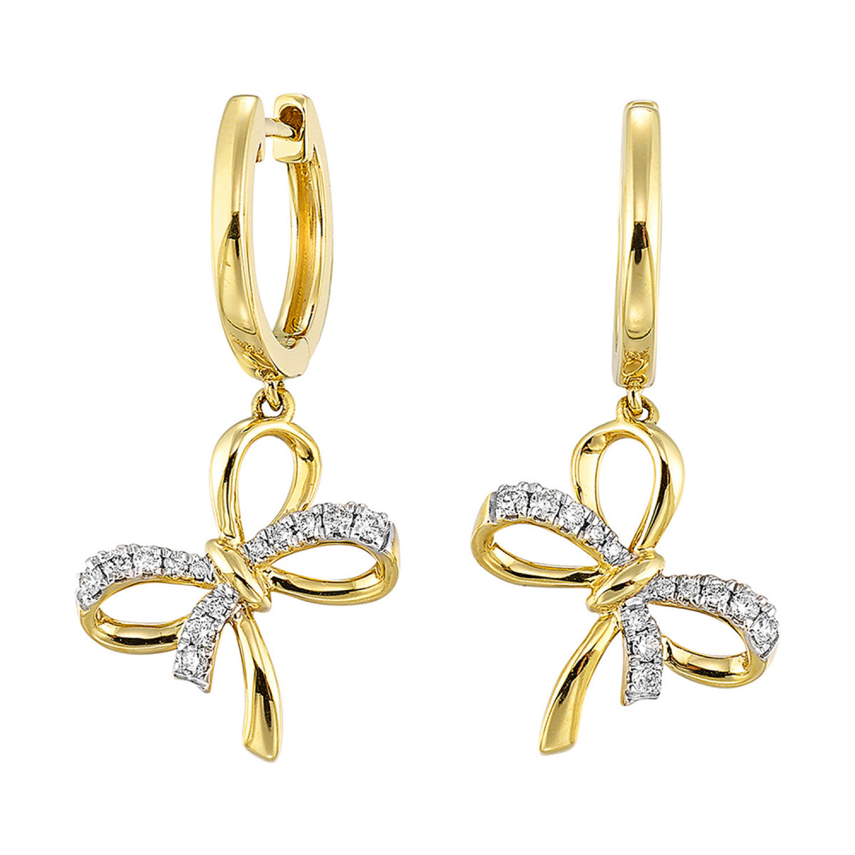14K Yellow Gold Diamond Fashion Ring