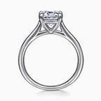 14K White Gold Cathedral Solitaire Mounting