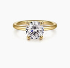 14K Yellow Gold Round Solitaire Mounting