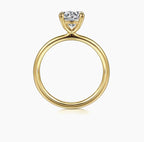 14K Yellow Gold Round Solitaire Mounting