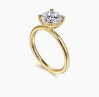 14K Yellow Gold Round Solitaire Mounting