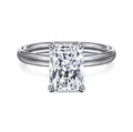 14K White Gold Solitaire Mounting