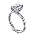 14K White Gold Solitaire Mounting