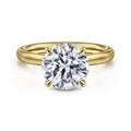 14K Yellow  Gold Solitaire Mounting