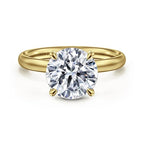 14K Yellow  Gold Solitaire Mounting