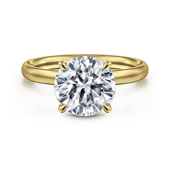 14K Yellow  Gold Solitaire Mounting
