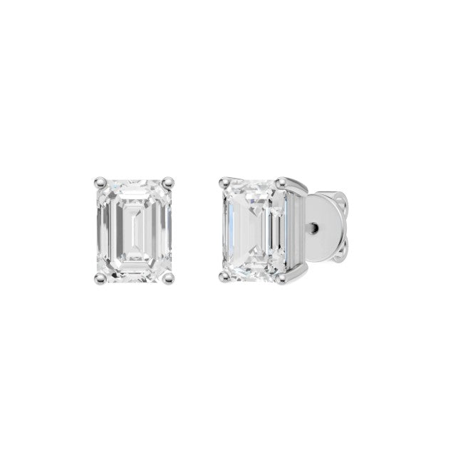 14K White Gold Lab Grown Diamond Studs