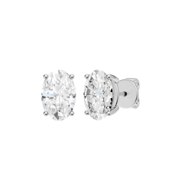 14K White Gold Lab Grown Diamond Studs