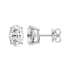 14K White Gold Lab Grown Diamond Studs