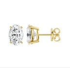 14K Yellow  Gold Lab Grown Diamond Studs