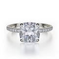 14K White Gold Traditional Semi-Mount Ring