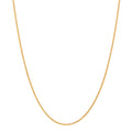 14K Yellow Gold Solid Spiga Wheat Chain, 18n.