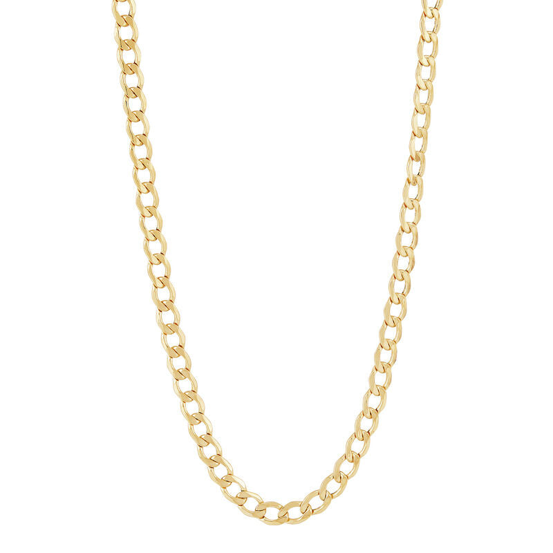 14K Yellow Gold Curb Chain, 20in.