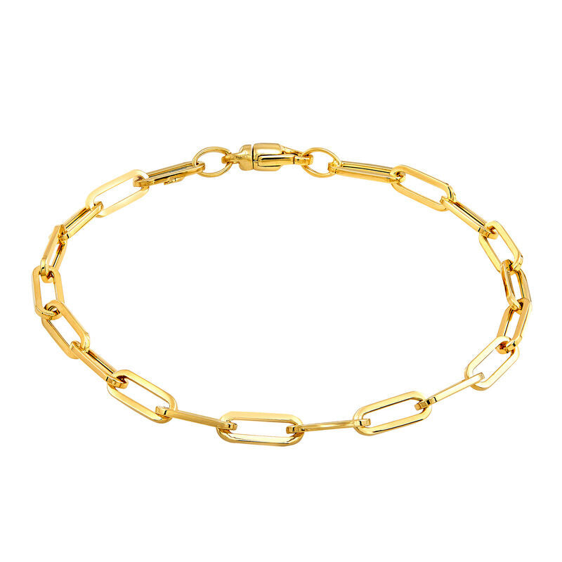 14K Yellow Gold Diamond Cut Solid Rope Chain, 18in.