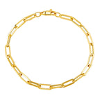 14K Yellow Gold Diamond Cut Solid Rope Chain, 18in.