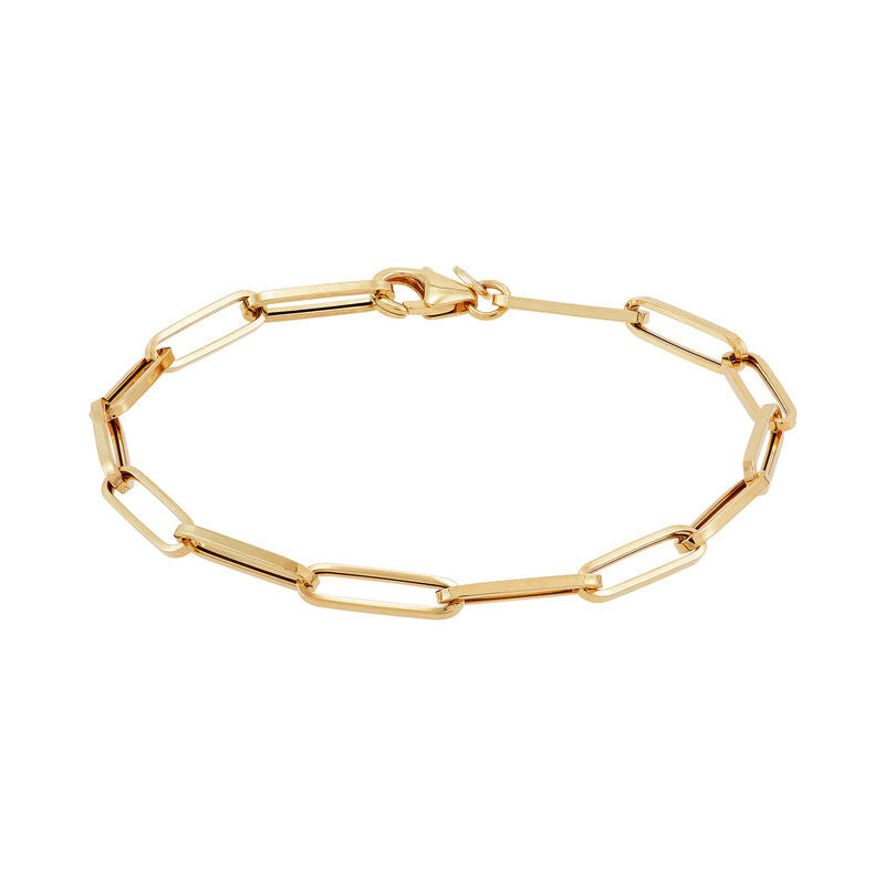 14K Yellow Gold Diamond Cut Solid Rope Chain, 18in.