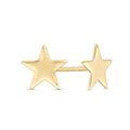 Children's 14K Gold Star Stud Earrings