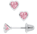 Children's 14K White Gold Studs