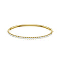 14K Yellow Gold Lab Grown Diamond Bangle Bracelet