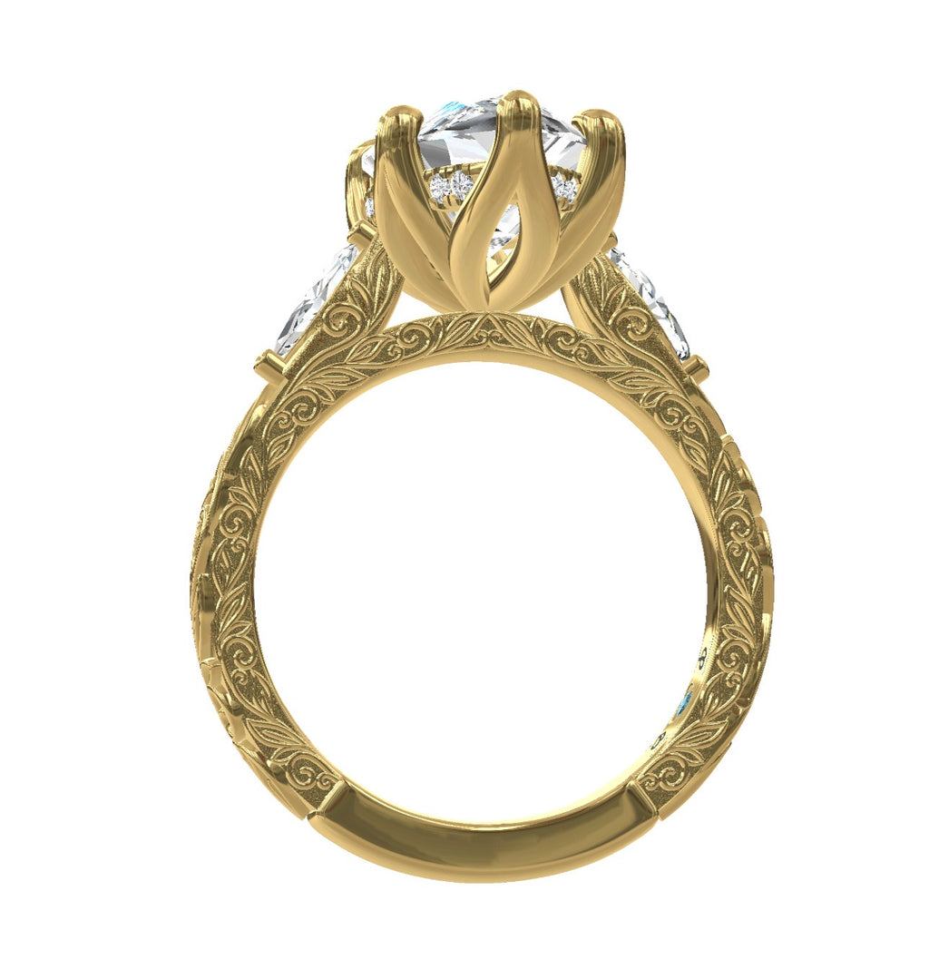 LABGROWN Diamond Semi-Mount Ring