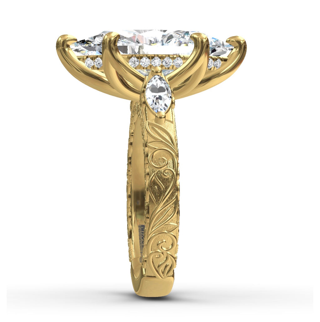 LABGROWN Diamond Semi-Mount Ring