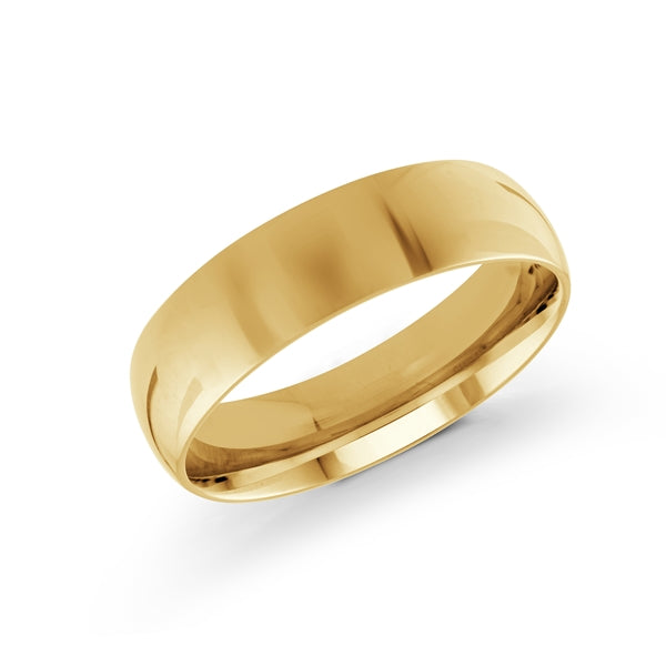 14K Gold Polished Wedding Band