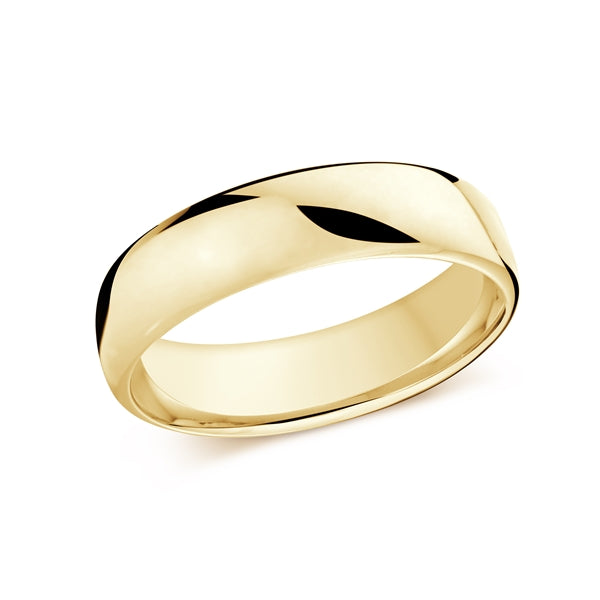 14K Yellow Gold Wedding Band