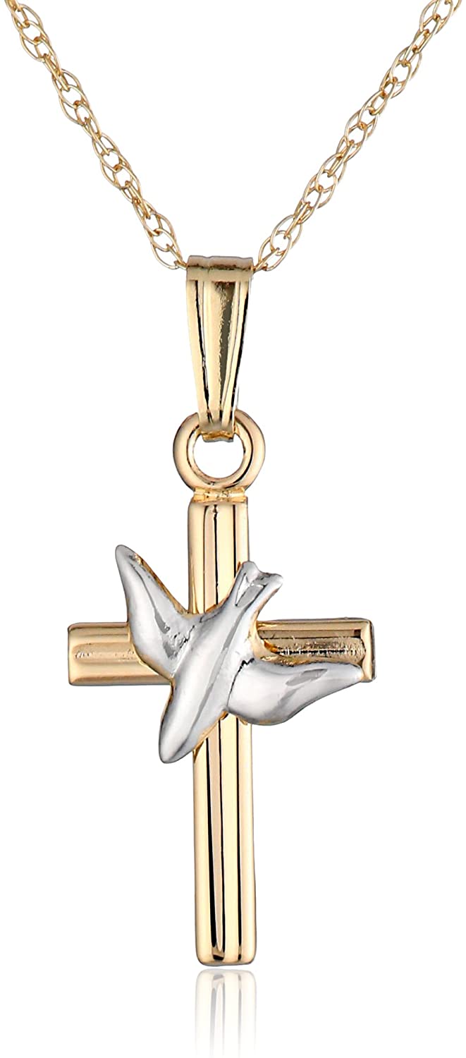Children's 14K Gold Cross Necklace