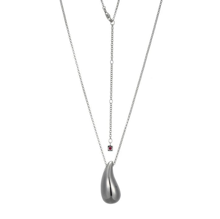Sterling Silver Raindrop Necklace