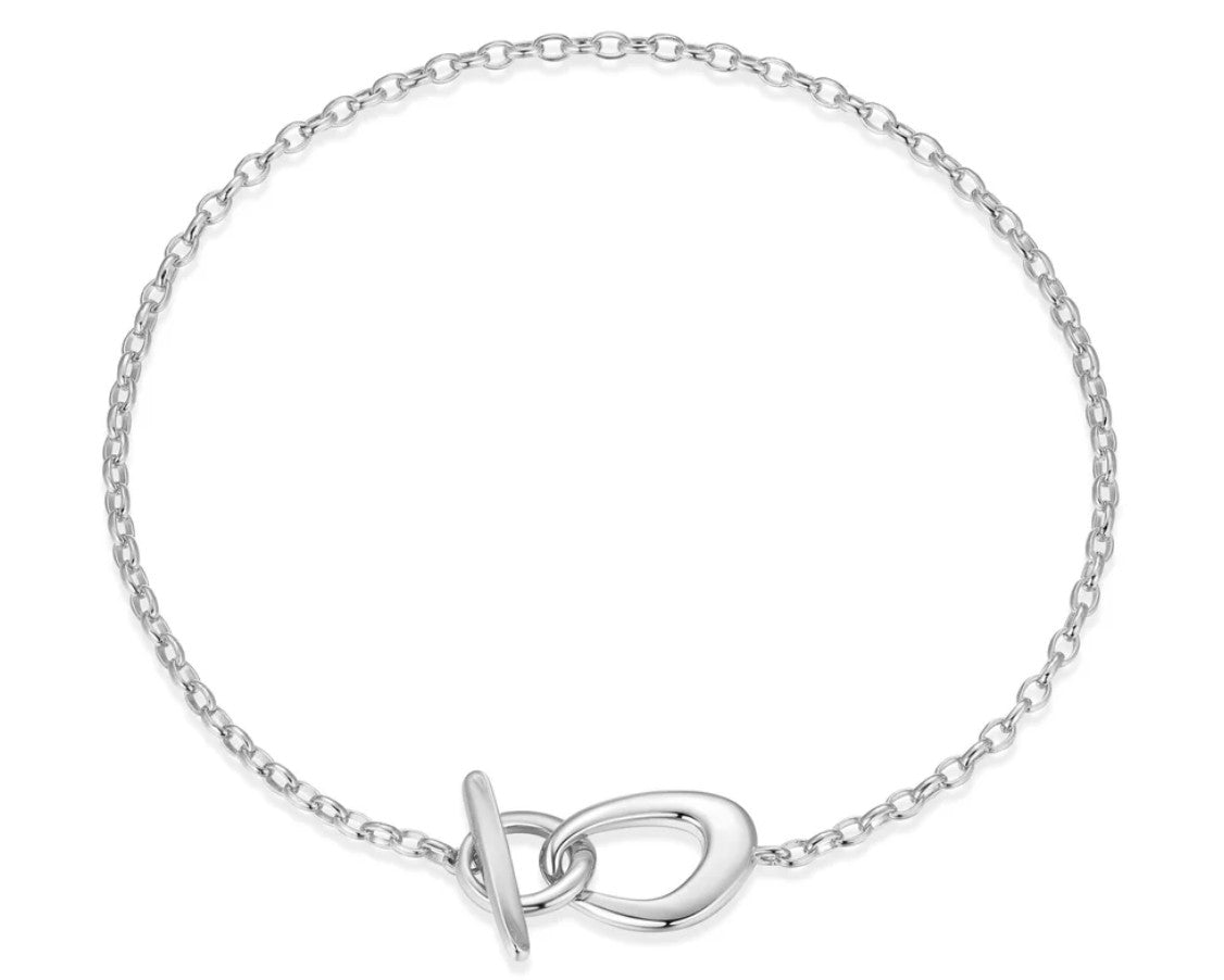 Sterling Silver Toggle Clasp Bracelet