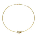 Sterling Silver Spiral Wire Choker Necklace