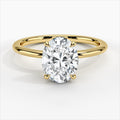 18K Yellow Gold Diamond Semi-Mount Ring