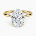 14K Gold Cathedral Mounting