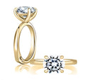 14K Gold Solitaire Mounting