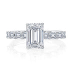 14K White Gold Diamond Semi-Mount Ring