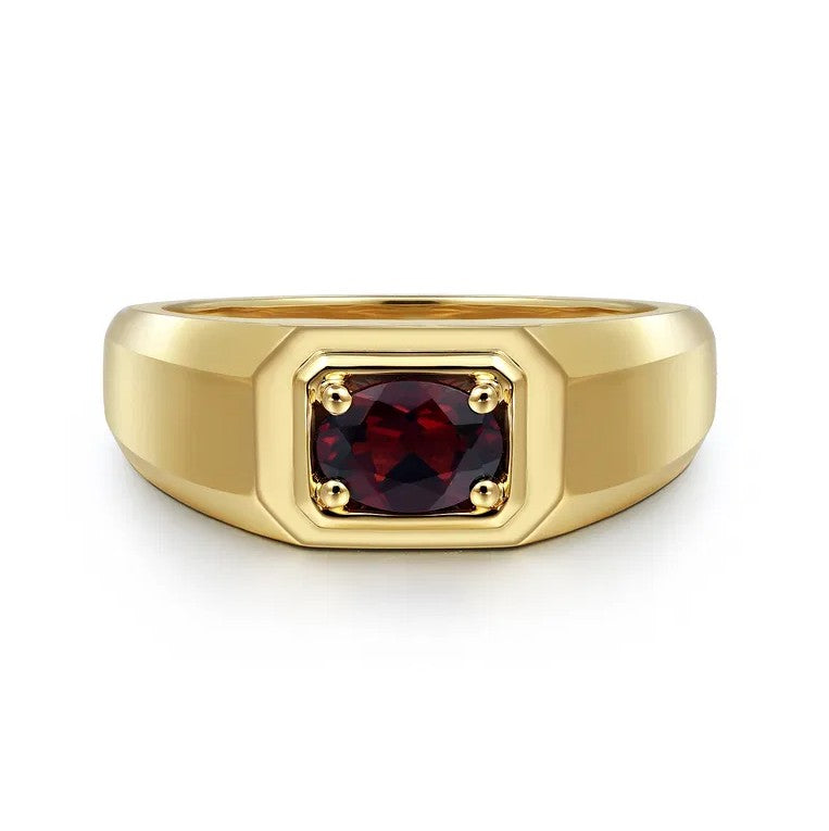 Colored Stone Rings  -  Men'
