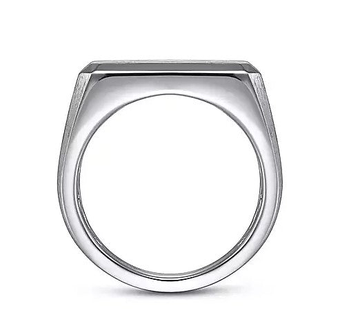 Sterling Silver North Star Diamond Ring