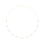 14K Yellow Gold Lab Grown Diamond Necklace