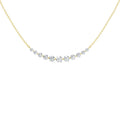 14K Yellow Gold Lab Grown Diamond Bar Necklace