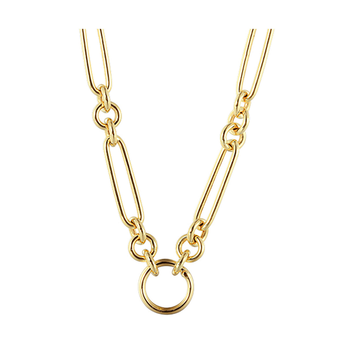 14K Yellow Gold Lexington Link Chain Necklace