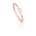 18K Rosé Stackable Diamond Fashion Ring