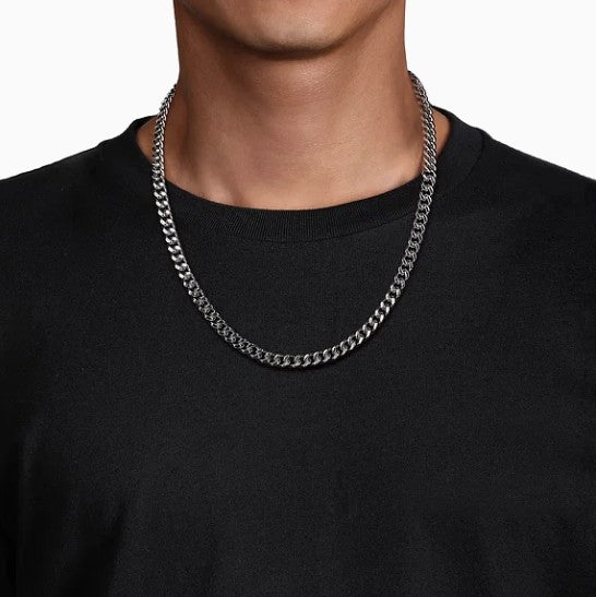 Sterling Silver Cuban Link Chain