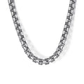 Sterling Silver Solid Round Box Chain, 22in.